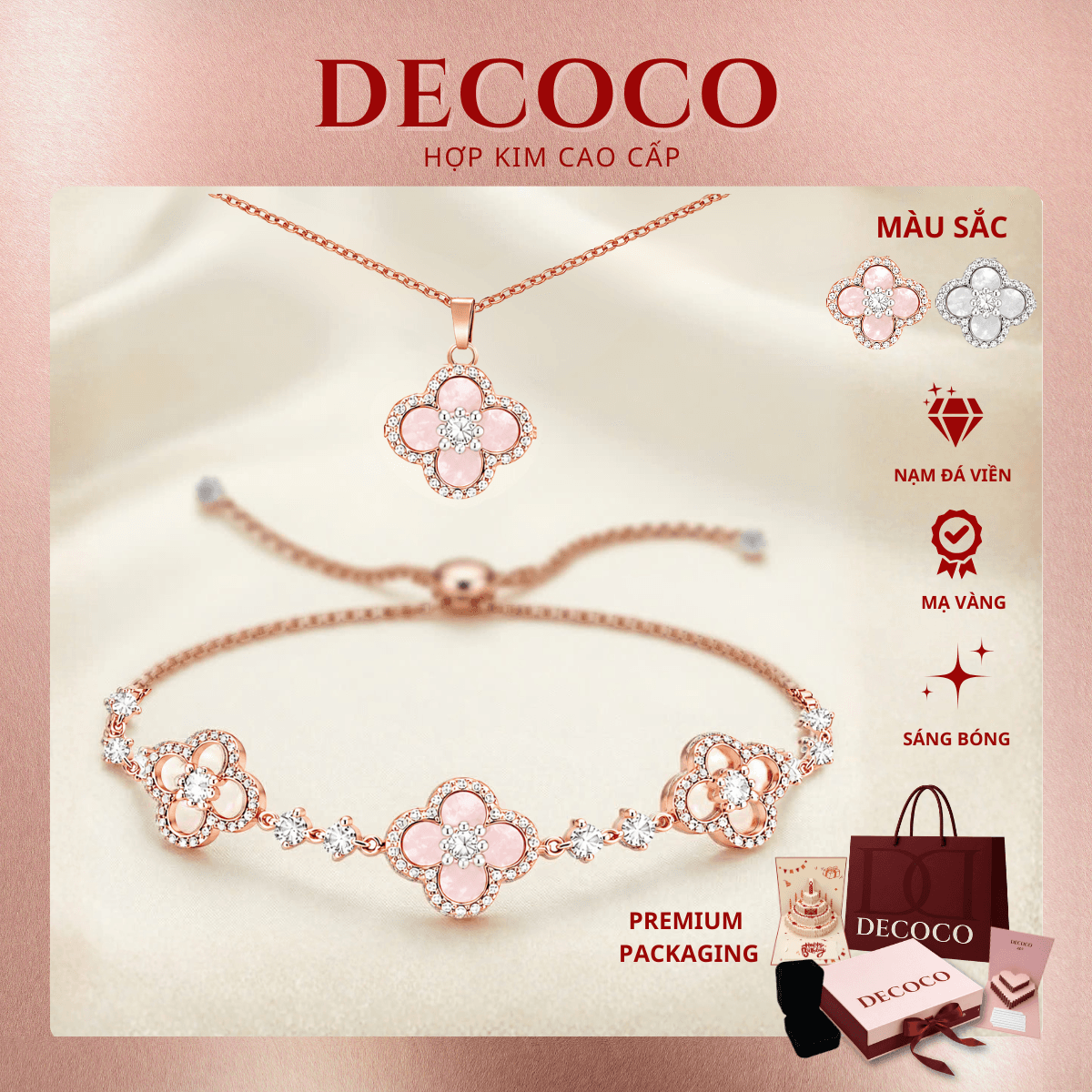 Set Sakura Cỏ 4 lá 2 món - alternate